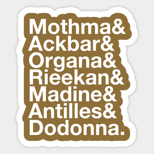 Ampersand Alliance (List Only) Sticker by jjennette